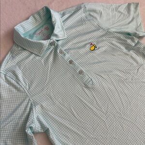 Magnolia Lane | 2016 Masters Tech Performance Golf Polo 50+ UPF Gingham Check S